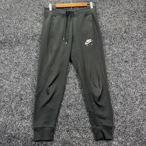 Nike Air womens Joggers Black Tapered Sweatpants Tech Fleece Style Small